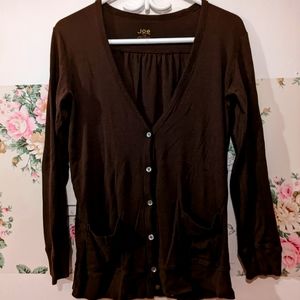 Brown button up long sleeve